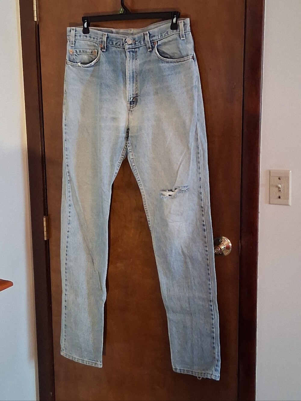 Levi’s 505 Vintage Made in USA Distressed Jeans Men’s 36x36 Straight Leg